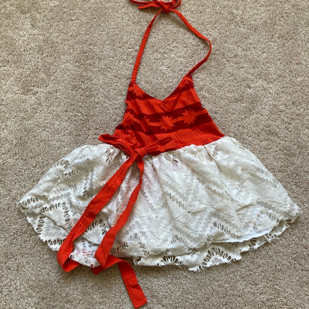 Moana-themed Halter Dress Costume 2-3T